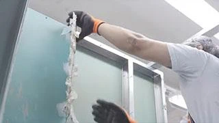 Демонтаж перегородок и потолков из гипсокартона