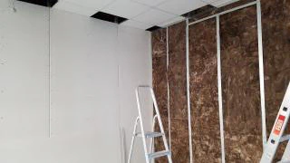 Установка перегородок из гипсокартона
