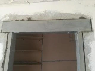 Усиление проемов и окон в несущих стенах